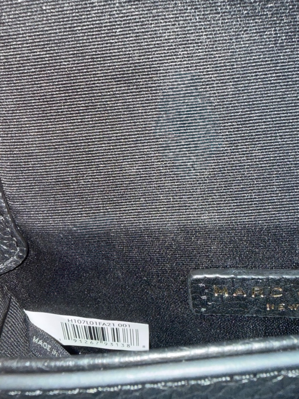 Marc Jacobs Groove Mini Black Pebbled Leather Crossbody Bag - Picture 8 of 11